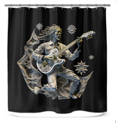 Tuneful Twilight Shower Curtain